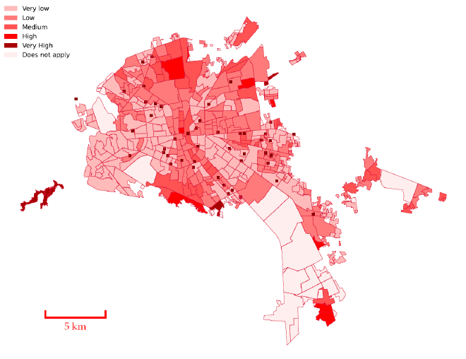 San Louis Potosi - Marginalization Index